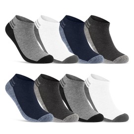 8 | 12 | 20 Pairs Men's Trainer Socks Multicoloured Cotton, 8 Pairs | Mix 3, 39 - 42