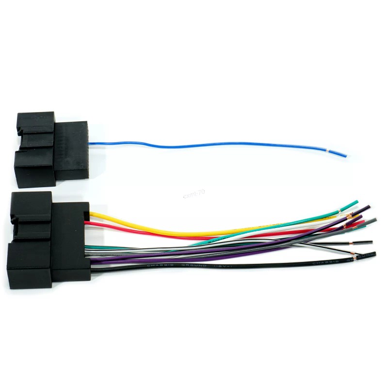 RED WOLF Car Radio Stereo Replacement Wiring Harness Plug Adapter