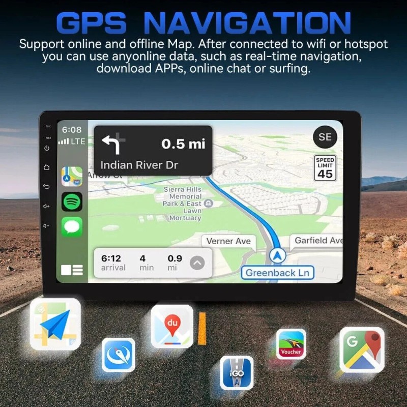7'' For 2011-2014 Chrysler 200 Apple CarPlay Android 13 Car