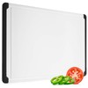 Large Cutting Board for Kitchen - 18x12 Inch Plastic Cutting