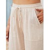 Beautiful Nomad Women's Linen Pants High Waisted Straight Pant Casual