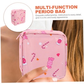 FOMIYES 4pcs Elegant Period Pouch Compact Tampon Holder Bag Daily Use Sanitary Pad Storage