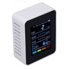 White Infrared CO2 Detector Realtime Reading Accurate Carbon Dioxide Temperature