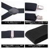 ZHEJIA Men's Y-Shaped Suspenders, 1.4 inches (35 mm) Wide, Formal,