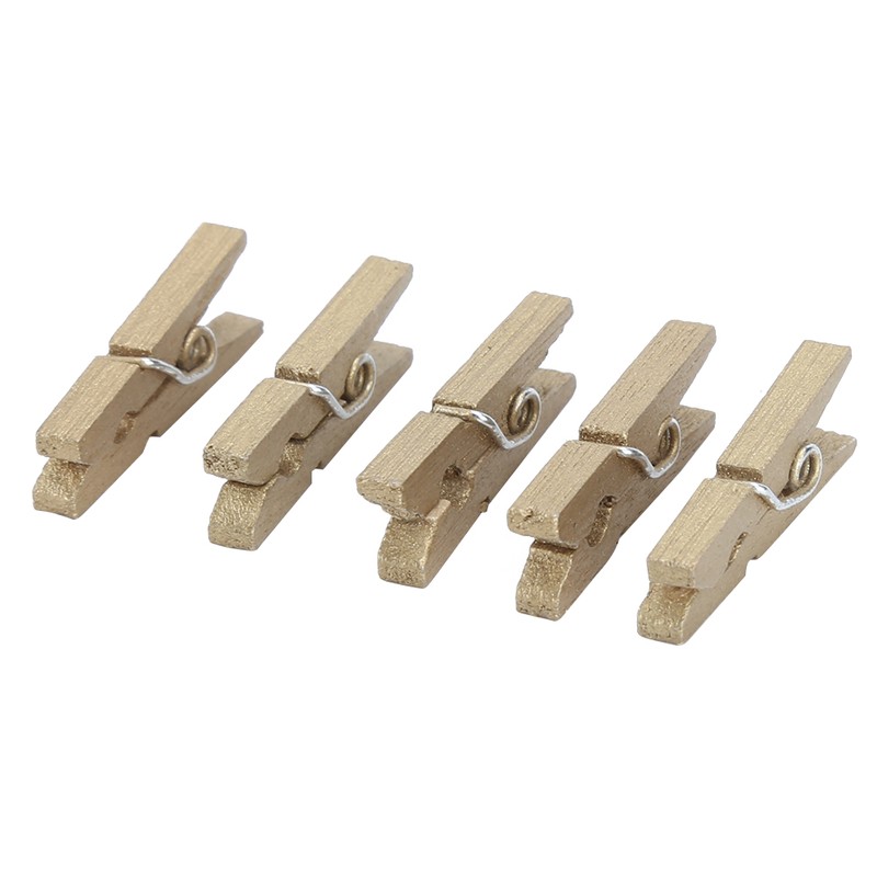 Mini Wooden Photo Clip Wall Decoration Scrapbook Picture Postcard Note