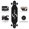 PINESKY 41 Inch Longboard Skateboard 9 Ply Natural Maple Complete