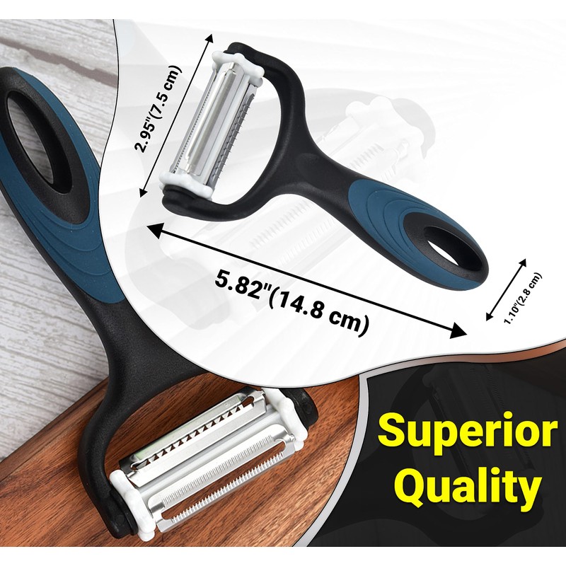 Neez 3 in 1 Vegetable Peeler - Fruit, Carrot &