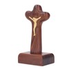 Wood Baptism Crosses Natural Texture Magnetic Standing Exquisite Polishing Carved