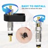 Flintronic 18 Pieces Presta Valve Core Set, Bicycle Valve Adapter