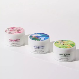 Nature Republic 승무원 수분크림 수부지 보습 1+1 네이처리퍼블릭 쉐어버터 스팀크림 100ml Crew Moisturizing Cream Dry Skin Hydrating 1+1 Nature Republic Shea Butter Steam Cream 100ml