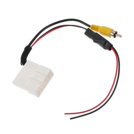 RATCHROLL Rear View Camera Adapter Wire Harness Cable for Toyota Tundra 2014 Stabilise Backup Camera Wiring Harness 1 Pcs RCA 4 Pin