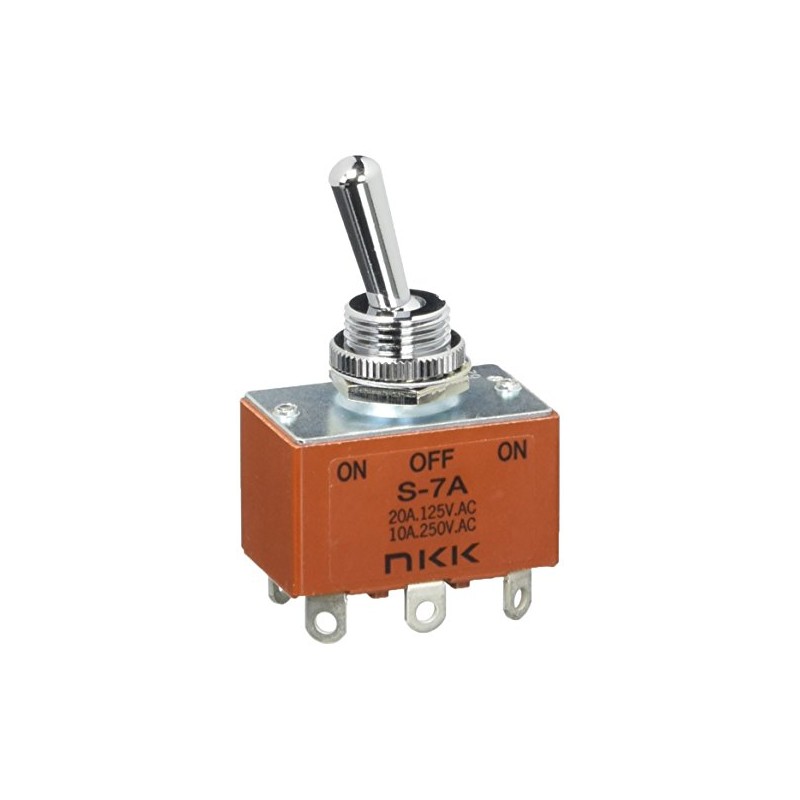 125V/20A (12mm) 2-Pole Double Throw/Toggle Switch EA940DH-206