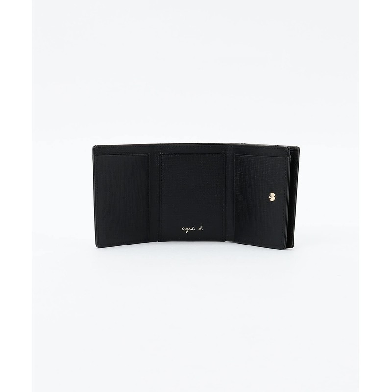 agnes b HW11-08 Women's Wallet, Wallet, Black