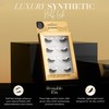 Lilly Lashes Luxury Synthetic Half Lashes (Pack of 4), False