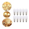 10Pcs E14 Light Bulb Stainless Steel 1.5W 220V LED Bulb