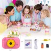 Kids Camera, Toddler Selfie Digital Pink Camera Birthday Toys Gift