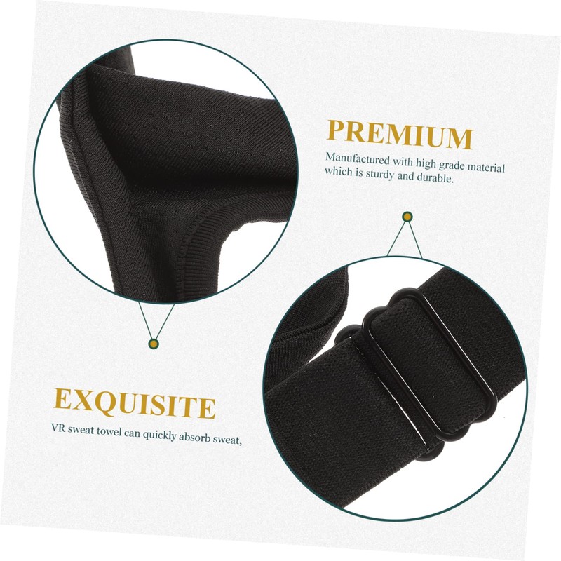 SHINEOFI Adjustable Sweat-Absorbent VR Eye Mask Cover for Gaming Breathable
