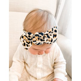 eewarts Big Bow Baby Headband,Baby Girl Headbands Nylon Elaic Headwraps,Newborn Headband (DD02-6PCS)