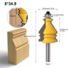 5pcs 8mm Shank Handrail Router Bit Cabinet Door Top Line