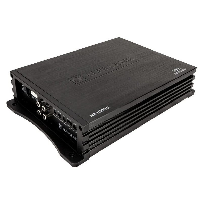 Alphasonik NA1000.2 Neuron Series 1000 Watts Max 2-Channel Car Amp