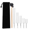 Brrnoo Tuning Fork Set, 5PCS 128HZ+256HZ+512HZ+1024HZ+2048HZ Medical Tuning Fork Hearing