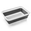 BINO Lavabo plegable, portátil, para ahorrar espacio, color blanco