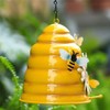 Beehive Bird Houses Outside Iron Hanging Birdhouses Garden Bird Nest
