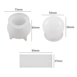 Xidmold Japanese Wind Chimes Resin Molds Kit, Silicone Mold Kit for Handcrafted Wind Chime Casting, Epoxy Resin Molds Craft Supplies for DIY Wind-Bell Blessing Pendant