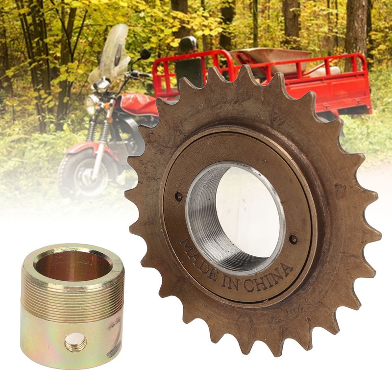 Bike Freewheel Adapter Set Professional 24T Single Speed Freewheel 24mm