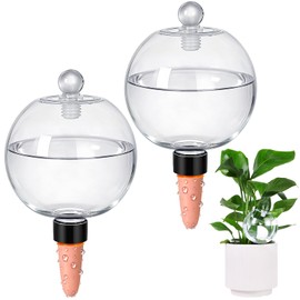 2 Pack 26 oz Extra Large Plant Self Watering Globes Top Fill