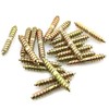 TAODAN 20pcs Dowel Screw Double Ended Wood Woodworking Furniture Connecting