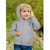 Cooraby 3 Packs Baby and Toddler Boys Long Sleeve Full-Zip