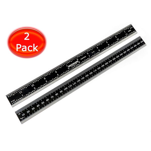 Benchmark Tools 466538 Rigid English/Metric 300 mm / 12 Inch