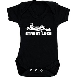 Hippowarehouse Street Luge baby vest bodysuit (short sleeve) boys girls