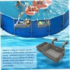 WADY Poolside Storage Baskets with Cup Holders, Above Ground Pool