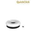Wagner QuickClick® Chair Glides – Set of 8 Replacement Slider/'Natural