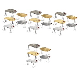 BESPORTBLE 4sets Fishing Lure Tackle Kit Spinnerbait Reusable Artificial Bait Hooks for Angling 5pcs*4