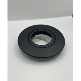 ALL LED iCan75 Mains GU10 Fire Rated Downlight AFD75 + Bezel (Carbon Black Adjustable)