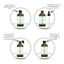 SVA Organic Marula Seed Oil - 4 Fl Oz - 100% Natural Cold Pressed Virgin Marula Oil Organic - for Face, Skin Care, Hair Care, Scalp Massage & Body Massage – Unrefined Carrier Oil with Dropper