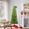 BLACICO Green Santa's Hat Christmas Tree, Easy Assembly with Metal