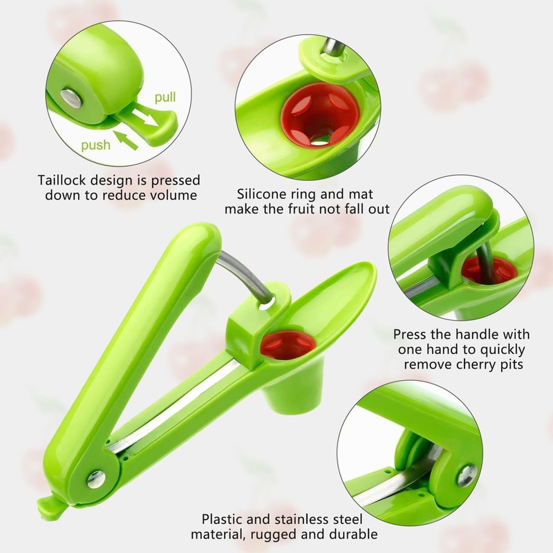 Cherry Pitter, Cherry Stoner Remover, Olive Pitter, Cherry Pitter Tool,