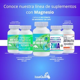 Citrato de Magnesio en Polvo  1 kg  Aporte Nutricional para Dietas Balanceadas  Suplemento Alimenticio IsaaQuim                                       