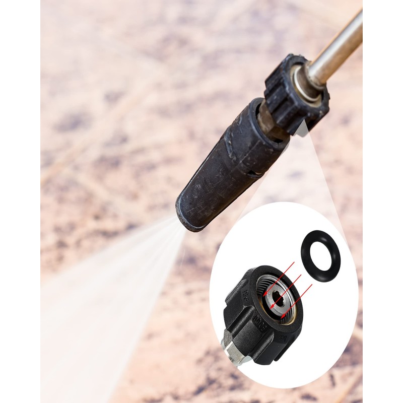 24 Pack O-Ring Power Pressure Washer Kit 6 Sizes for