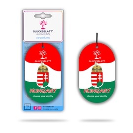 Glucksblatt Premium Car Fragrance Tree Hungary Flag