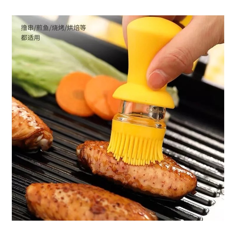 SARO STORE Aceitera Con Brocha Para Cocina 630ml