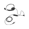 Single Ear Headset Comfortable Lightweight Noise Canceling Wired Computer Headset