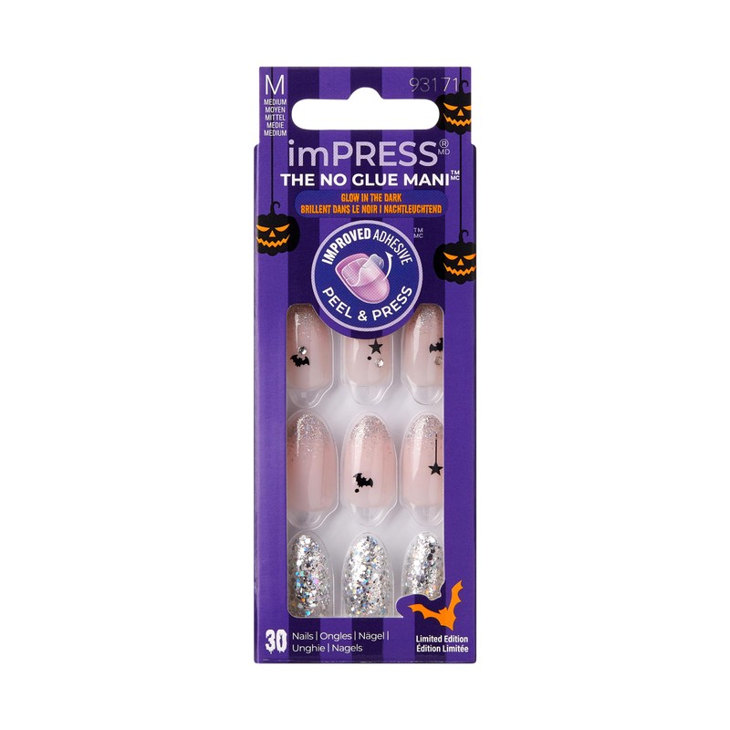 Uñas postizas KISS imPRESS Nails - Caution Ahead