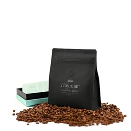 Hayman Coffee, 100% Blue Mountain Coffee From Jamaica, Whole Bean Coffee Medium Roast, Fresh Coffee Beans, 12 Ounces/340 grams (Pack of 1)