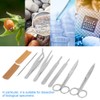 7 Pcs Biological Anatomical Tool Dissecting Scissor Hilt Tweezer Forcep