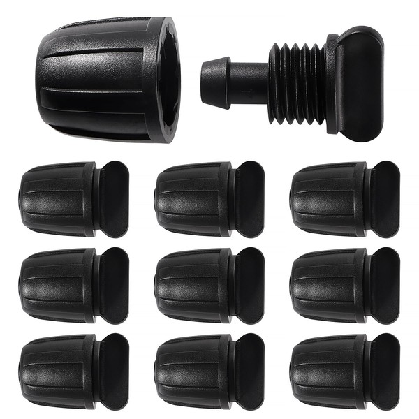 VooGenzek 10 PCS Irrigation Fittings End Plugs for 8/12 mm